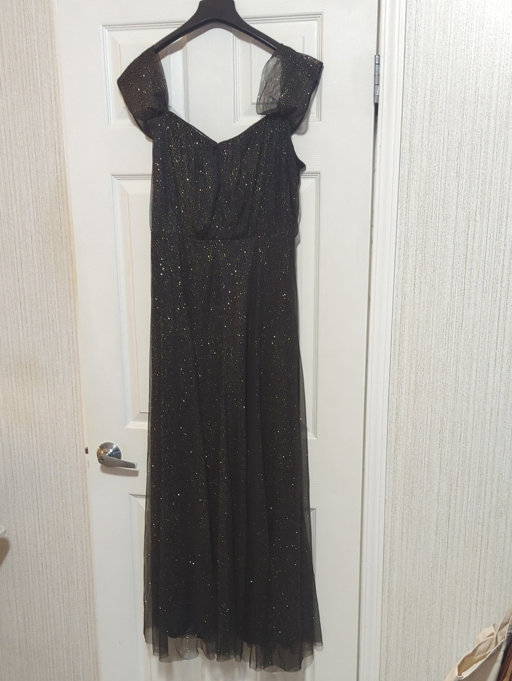 Black Sparkle Evening Gown - Women Dresses